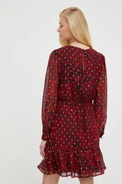 Γυναικεία Φορέματα Φόρεμα από συνδιασμό μεταξιού MICHAEL Michael Kors κόκκινο, -Michael Kors Κατάστημα unnamed file 3211