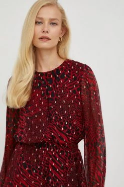 Γυναικεία Φορέματα Φόρεμα από συνδιασμό μεταξιού MICHAEL Michael Kors κόκκινο, -Michael Kors Κατάστημα unnamed file 3212