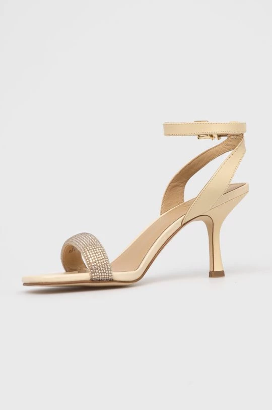 Γυναικεία Πέδιλα με τακούνι Δερμάτινα σανδάλια MICHAEL Michael Kors Carrie χρυσαφί 4 Γυναικεία Πέδιλα με τακούνι Δερμάτινα σανδάλια MICHAEL Michael Kors Carrie χρυσαφί - Image 2