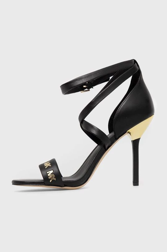 Γυναικεία Πέδιλα με τακούνι Δερμάτινα σανδάλια MICHAEL Michael Kors Astrid μαύρο 4 Γυναικεία Πέδιλα με τακούνι Δερμάτινα σανδάλια MICHAEL Michael Kors Astrid μαύρο - Image 2