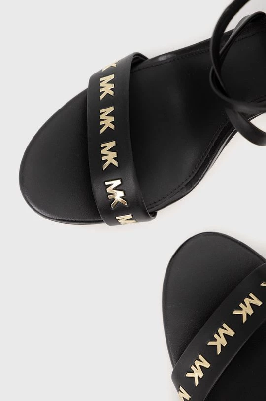 Γυναικεία Πέδιλα με τακούνι Δερμάτινα σανδάλια MICHAEL Michael Kors Astrid μαύρο 6 Γυναικεία Πέδιλα με τακούνι Δερμάτινα σανδάλια MICHAEL Michael Kors Astrid μαύρο - Image 4