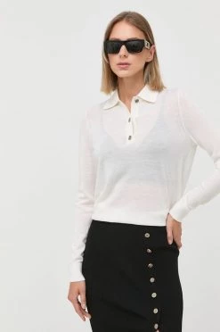 Γυναικεία Χωρίς φερμουάρ Μάλλινο πουλόβερ MICHAEL Michael Kors χρώμα: μπεζ,