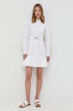 Γυναικεία Φορέματα Φόρεμα MICHAEL Michael Kors άσπρο, -Michael Kors Κατάστημα unnamed file 3255