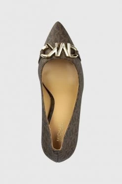 Γυναικεία Τακούνια Ψηλοτάκουνα παπούτσια MICHAEL Michael Kors Izzy καφέ -Michael Kors Κατάστημα unnamed file 3277