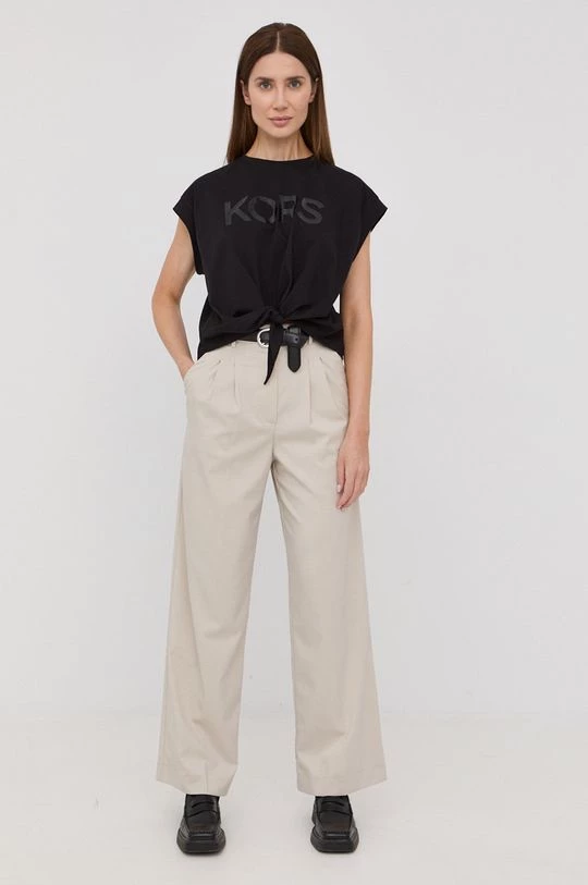 Γυναικεία Κοντομάνικο Βαμβακερό μπλουζάκι MICHAEL Michael Kors μαύρο 4 Γυναικεία Κοντομάνικο Βαμβακερό μπλουζάκι MICHAEL Michael Kors μαύρο - Image 2