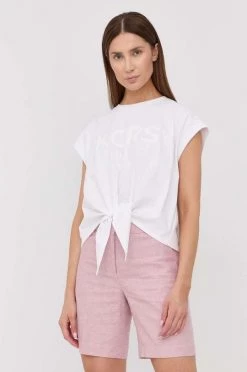 Γυναικεία Κοντομάνικο Βαμβακερό μπλουζάκι MICHAEL Michael Kors άσπρο -Michael Kors Κατάστημα unnamed file 3324