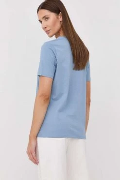 Γυναικεία Κοντομάνικο Βαμβακερό μπλουζάκι MICHAEL Michael Kors μοβ -Michael Kors Κατάστημα unnamed file 3328