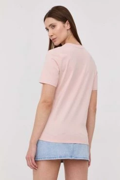 Γυναικεία Κοντομάνικο Βαμβακερό μπλουζάκι MICHAEL Michael Kors ροζ -Michael Kors Κατάστημα unnamed file 3343