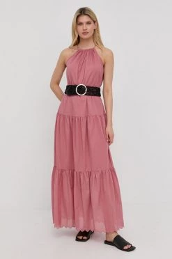 Γυναικεία Φορέματα Βαμβακερό φόρεμα MICHAEL Michael Kors ροζ, -Michael Kors Κατάστημα unnamed file 3408