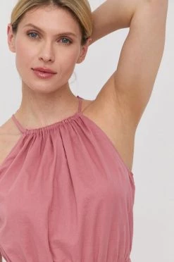 Γυναικεία Φορέματα Βαμβακερό φόρεμα MICHAEL Michael Kors ροζ, -Michael Kors Κατάστημα unnamed file 3410