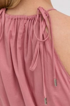 Γυναικεία Φορέματα Βαμβακερό φόρεμα MICHAEL Michael Kors ροζ, -Michael Kors Κατάστημα unnamed file 3412