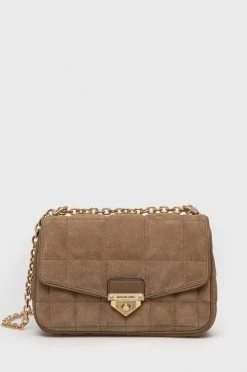 Γυναικεία Τσάντες χιαστί Τσάντα σουέτ MICHAEL Michael Kors μπεζ