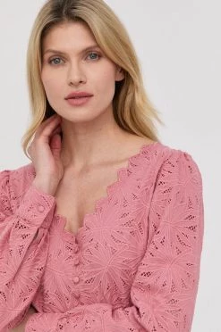 Γυναικεία Φορέματα Βαμβακερό φόρεμα MICHAEL Michael Kors ροζ, -Michael Kors Κατάστημα unnamed file 3421