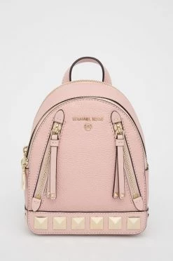 Γυναικεία Σακίδια πλάτης Δερμάτινο σακίδιο MICHAEL Michael Kors χρώμα: ροζ,