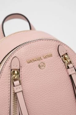 Γυναικεία Σακίδια πλάτης Δερμάτινο σακίδιο MICHAEL Michael Kors χρώμα: ροζ, -Michael Kors Κατάστημα unnamed file 3443