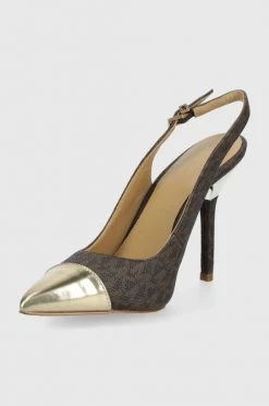 Γυναικεία Τακούνια Ψηλοτάκουνα παπούτσια MICHAEL Michael Kors Kadence Toe Cap Sling καφέ -Michael Kors Κατάστημα unnamed file 3452