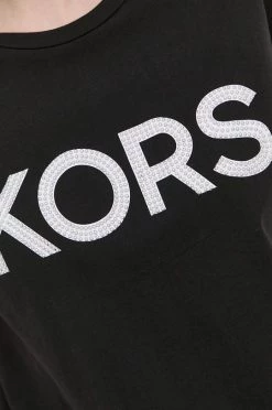 Γυναικεία Κοντομάνικο Βαμβακερό μπλουζάκι MICHAEL Michael Kors μαύρο -Michael Kors Κατάστημα unnamed file 3463