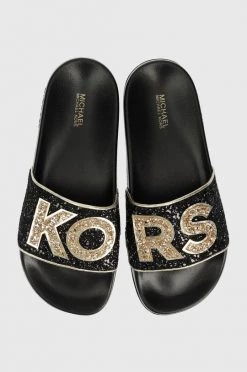 Γυναικεία Σαγιονάρες Παντόφλες MICHAEL Michael Kors Gilmore μαύρο -Michael Kors Κατάστημα unnamed file 3500