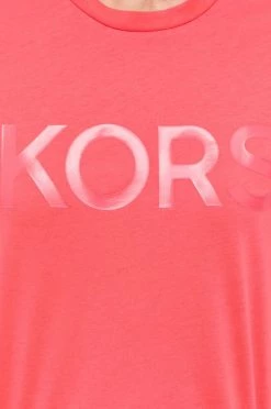 Γυναικεία Κοντομάνικο Βαμβακερό μπλουζάκι MICHAEL Michael Kors πορτοκαλί -Michael Kors Κατάστημα unnamed file 3558