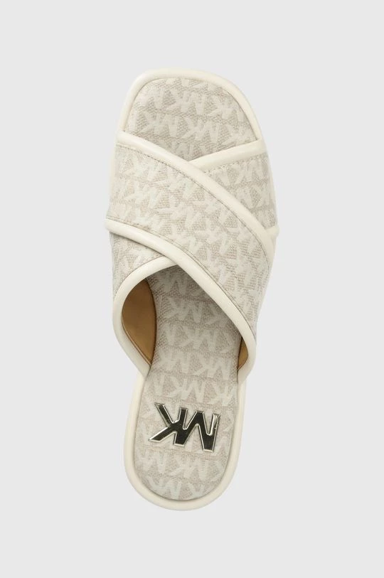 Γυναικεία Σαγιονάρες Παντόφλες MICHAEL Michael Kors Gideon Slide μπεζ 6 Γυναικεία Σαγιονάρες Παντόφλες MICHAEL Michael Kors Gideon Slide μπεζ - Image 4