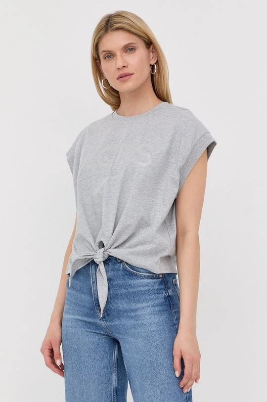 Γυναικεία Κοντομάνικο Βαμβακερό μπλουζάκι MICHAEL Michael Kors γκρι 3 Γυναικεία Κοντομάνικο Βαμβακερό μπλουζάκι MICHAEL Michael Kors γκρι