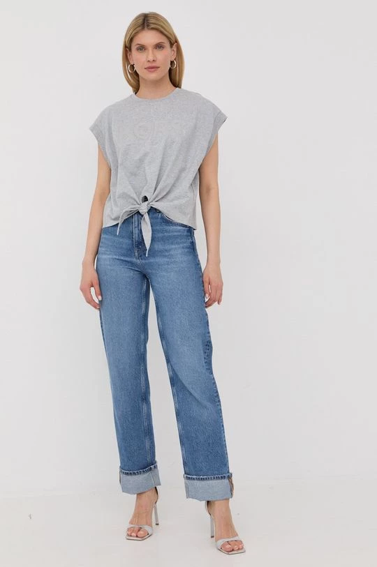 Γυναικεία Κοντομάνικο Βαμβακερό μπλουζάκι MICHAEL Michael Kors γκρι 4 Γυναικεία Κοντομάνικο Βαμβακερό μπλουζάκι MICHAEL Michael Kors γκρι - Image 2