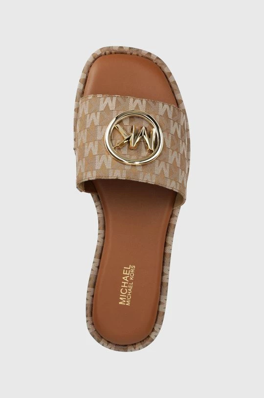 Γυναικεία Σαγιονάρες Παντόφλες MICHAEL Michael Kors Hayworth Slide καφέ 6 Γυναικεία Σαγιονάρες Παντόφλες MICHAEL Michael Kors Hayworth Slide καφέ - Image 4