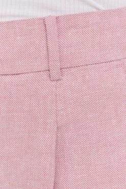 Γυναικεία Υφασμάτινα Λινό παντελόνι MICHAEL Michael Kors χρώμα: ροζ, -Michael Kors Κατάστημα unnamed file 3706