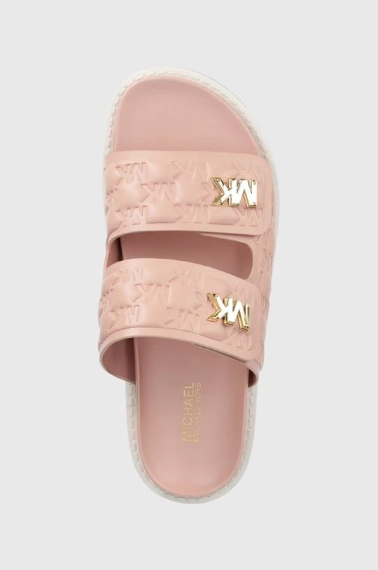 MICHAEL Michael Kors Γυναικεία Σαγιονάρες Παντόφλες Michael Kors Stark Slide χρώμα: ροζ 6 MICHAEL Michael Kors Γυναικεία Σαγιονάρες Παντόφλες Michael Kors Stark Slide χρώμα: ροζ - Image 4