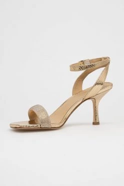 Γυναικεία Πέδιλα με τακούνι Σανδάλια MICHAEL Michael Kors Carrie χρυσαφί -Michael Kors Κατάστημα unnamed file 3858