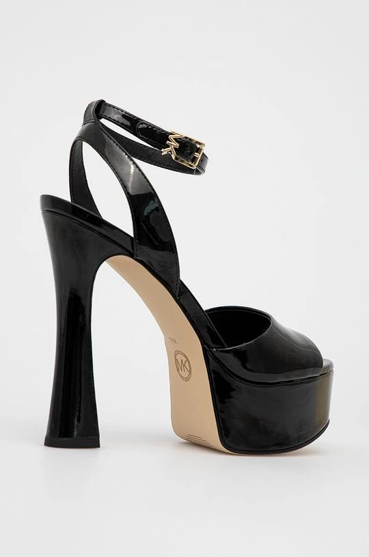 Γυναικεία Πέδιλα με τακούνι Δερμάτινα σανδάλια MICHAEL Michael Kors Jenson μαύρο 4 Γυναικεία Πέδιλα με τακούνι Δερμάτινα σανδάλια MICHAEL Michael Kors Jenson μαύρο - Image 2