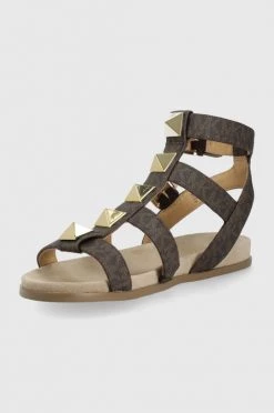 MICHAEL Michael Kors Γυναικεία Σανδάλια Michael Kors Wren χρώμα: καφέ -Michael Kors Κατάστημα unnamed file 4002