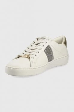 Γυναικεία Sneakers Δερμάτινα παπούτσια MICHAEL Michael Kors Irving Stripe Lace Up μπεζ -Michael Kors Κατάστημα unnamed file 4022