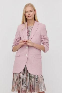 Γυναικεία Σακάκια Λινό πανωφόρι MICHAEL Michael Kors ροζ,