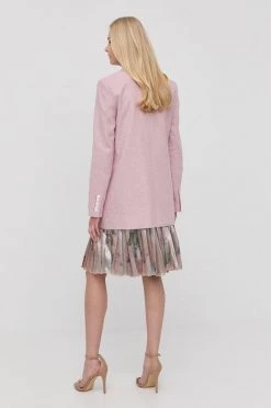 Γυναικεία Σακάκια Λινό πανωφόρι MICHAEL Michael Kors ροζ, -Michael Kors Κατάστημα unnamed file 4043