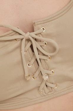 Γυναικεία Μπικίνι Σουτιέν κολύμβησης MICHAEL Michael Kors μπεζ -Michael Kors Κατάστημα unnamed file 4069