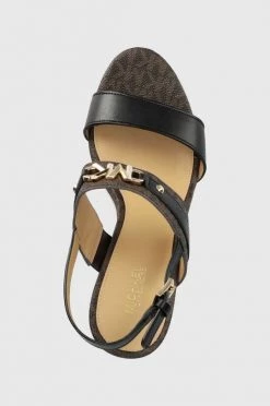 Γυναικεία Πέδιλα με τακούνι Σανδάλια MICHAEL Michael Kors Farrah Wedge χρώμα: καφέ -Michael Kors Κατάστημα unnamed file 4082