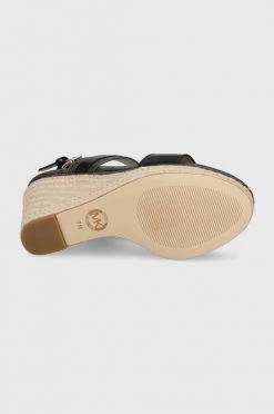 Γυναικεία Πέδιλα με τακούνι Σανδάλια MICHAEL Michael Kors Farrah Wedge χρώμα: καφέ -Michael Kors Κατάστημα unnamed file 4083