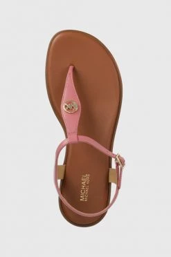 Γυναικεία Σανδάλια Δερμάτινα σανδάλια MICHAEL Michael Kors Mallory Thong χρώμα: ροζ -Michael Kors Κατάστημα unnamed file 4091