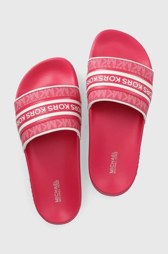 Γυναικεία Σαγιονάρες Παντόφλες MICHAEL Michael Kors Gilmore Slide χρώμα: ροζ 6 Γυναικεία Σαγιονάρες Παντόφλες MICHAEL Michael Kors Gilmore Slide χρώμα: ροζ - Image 4