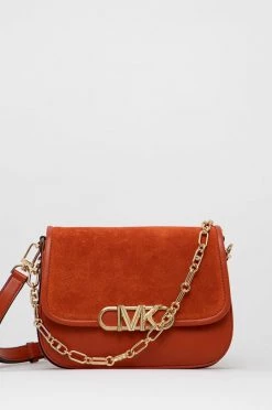 Γυναικεία Τσάντες χιαστί Δερμάτινη τσάντα MICHAEL Michael Kors πορτοκαλί