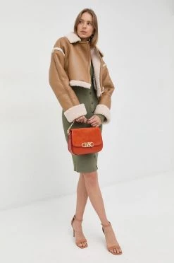 Γυναικεία Τσάντες χιαστί Δερμάτινη τσάντα MICHAEL Michael Kors πορτοκαλί -Michael Kors Κατάστημα unnamed file 417