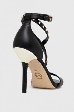 Γυναικεία Πέδιλα με τακούνι Δερμάτινα σανδάλια MICHAEL Michael Kors Astrid μαύρο -Michael Kors Κατάστημα unnamed file 4230