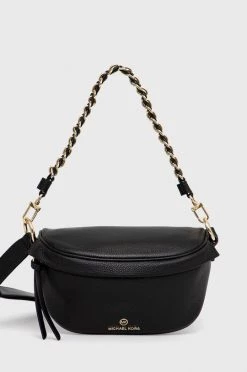 Γυναικεία Τσάντες χιαστί Δερμάτινη τσάντα MICHAEL Michael Kors μαύρο