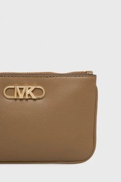 Γυναικεία Πορτοφόλια Δερμάτινο πορτοφόλι MICHAEL Michael Kors χρώμα: καφέ -Michael Kors Κατάστημα unnamed file 486