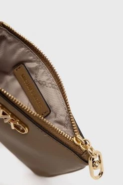 Γυναικεία Πορτοφόλια Δερμάτινο πορτοφόλι MICHAEL Michael Kors χρώμα: καφέ -Michael Kors Κατάστημα unnamed file 487