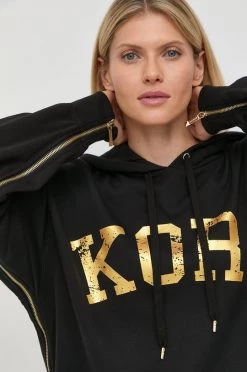 Γυναικεία Χωρίς φερμουάρ Βαμβακερή μπλούζα MICHAEL Michael Kors χρώμα: μαύρο, -Michael Kors Κατάστημα unnamed file 577