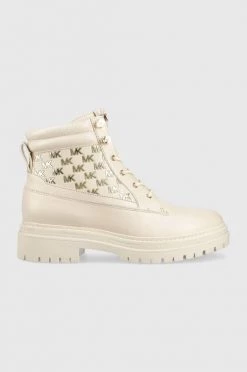 Γυναικεία Μποτάκια Δερμάτινα Workers MICHAEL Michael Kors Turner μπεζ