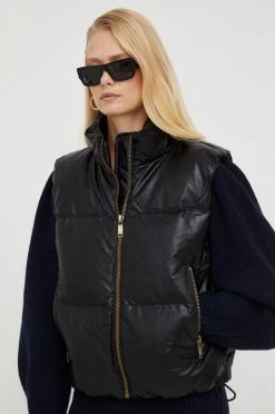 Γυναικεία Γιλέκα Αμάνικο από πούπουλα MICHAEL Michael Kors χρώμα: μαύρο