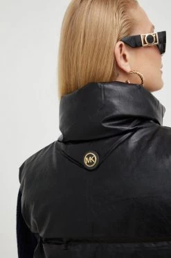 Γυναικεία Γιλέκα Αμάνικο από πούπουλα MICHAEL Michael Kors χρώμα: μαύρο -Michael Kors Κατάστημα unnamed file 726